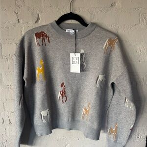THML Gray Knit Sweater